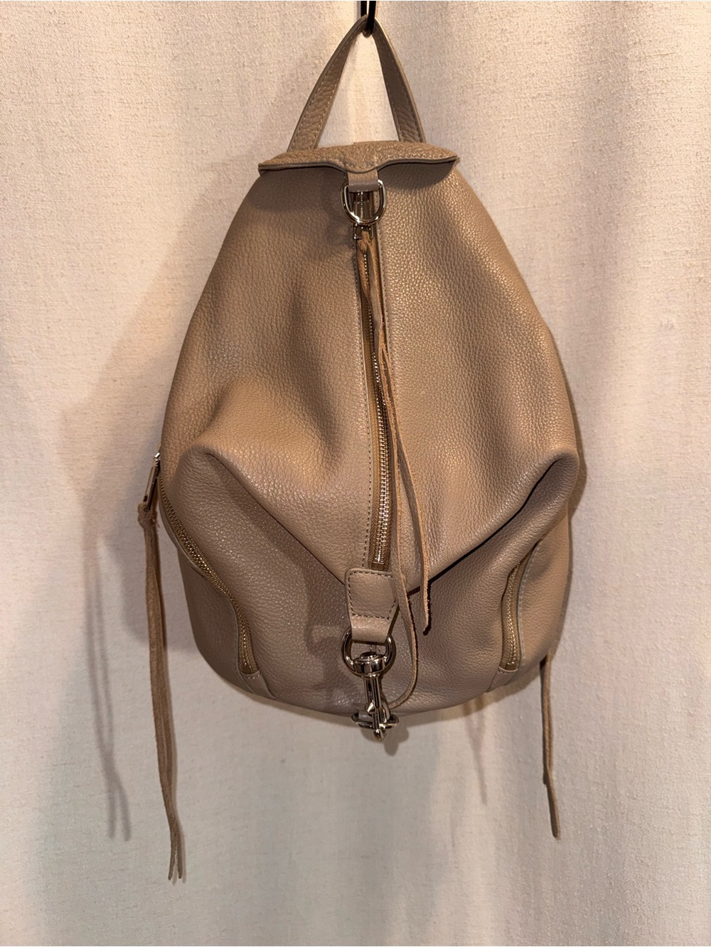 Rebecca Minkoff Julian Leather Backpack With Dust Bag